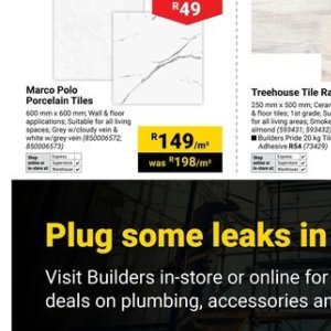 Plug at Builders Warehouse