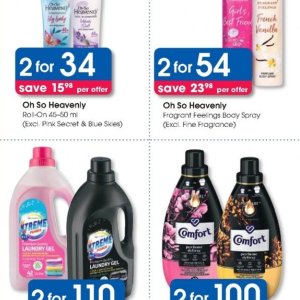 Body spray at Clicks