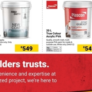 Paint at Builders Warehouse