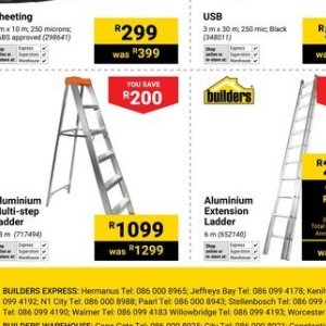 Ladder at Builders Warehouse