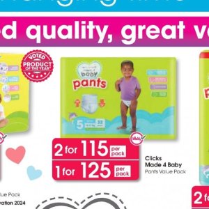 Pants at Clicks