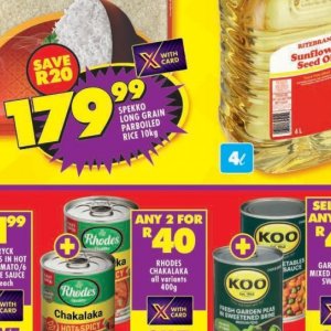 Rice at Shoprite