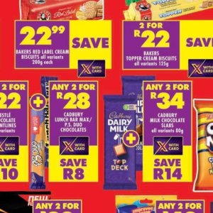 Chocolate at Shoprite