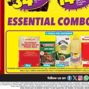Rice at Shoprite