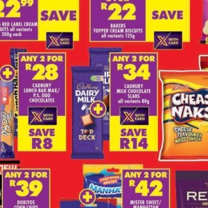 Chocolate at Shoprite