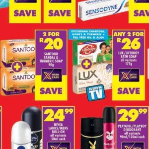 Soap nivea  at Shoprite