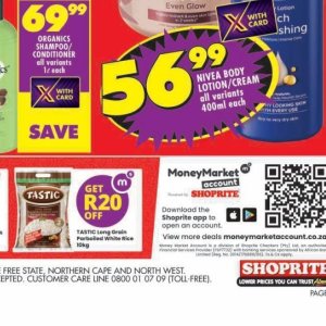 Rice at Shoprite