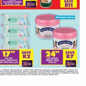 Cream at Shoprite