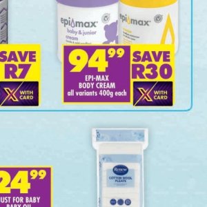Cream at Shoprite