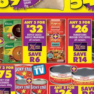 Marinade at Shoprite