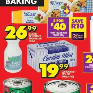 Cream at Shoprite