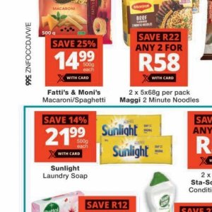 Spaghetti maggi  at Checkers