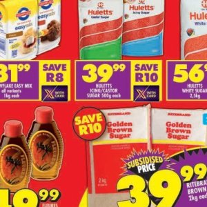 Sugar at Shoprite