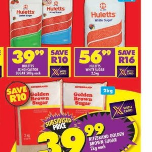 Sugar at Shoprite