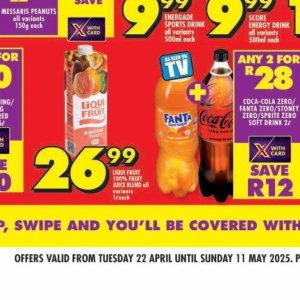 Juice at Shoprite