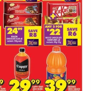 Chocolate at Shoprite