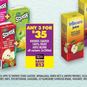 Juice at Shoprite