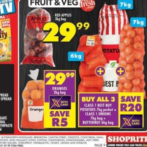 Oranges at Shoprite