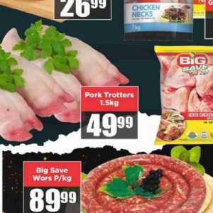 Pork at Big save