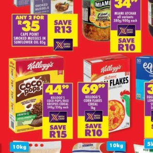 Kellogg's at Shoprite