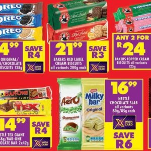 Biscuits at Shoprite