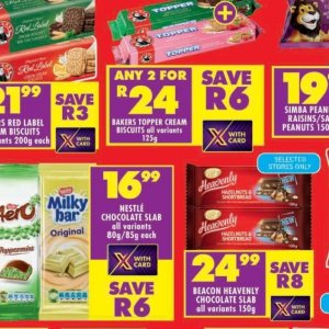Biscuits at Shoprite