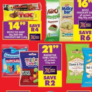 Chocolate at Shoprite
