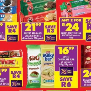 Biscuits at Shoprite