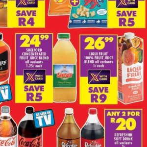 Juice at Shoprite
