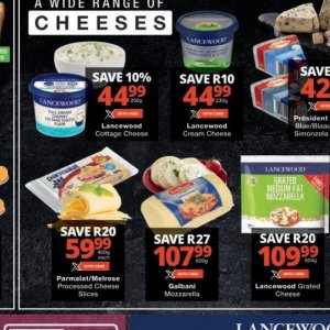 Cheese at Checkers