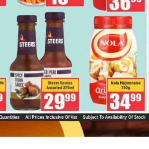 Sauces at Big save