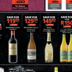 Wine at Checkers
