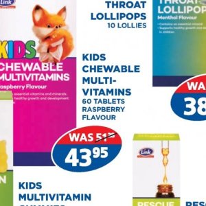 Vitamins at Link Pharmacy