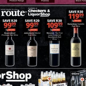 Wine at Checkers