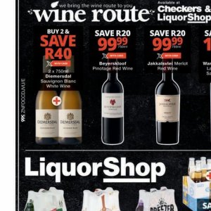 Wine at Checkers