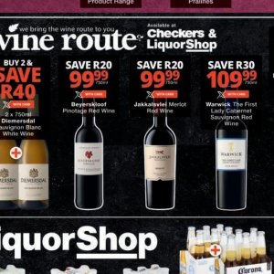 Wine at Checkers