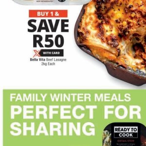 Lasagne at Checkers