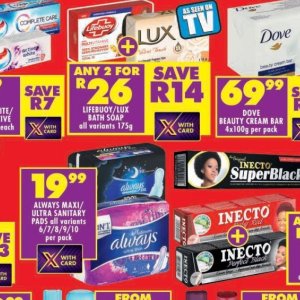 Soap dove  at Shoprite