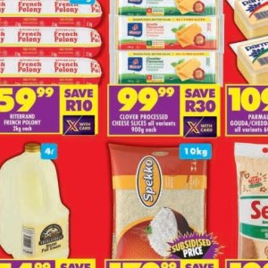 Cheese at Shoprite
