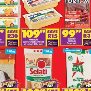 Cheese at Shoprite
