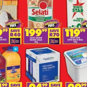 Sugar at Shoprite