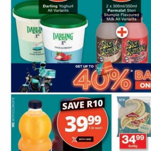 Yoghurt at Checkers