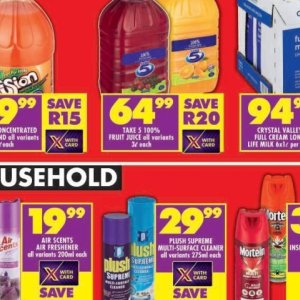 Juice at Shoprite