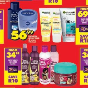 Body lotion nivea  at Shoprite