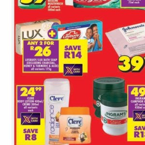 Soap at Shoprite