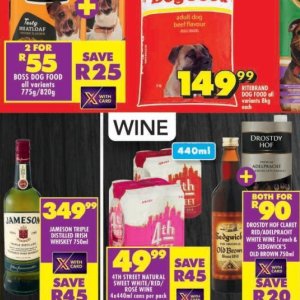 Wine at Shoprite