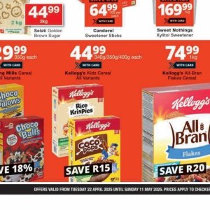 Kellogg's at Checkers