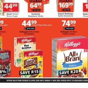 Cereal at Checkers