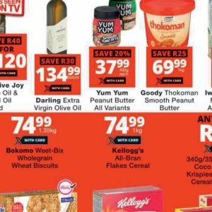 Peanut butter at Checkers
