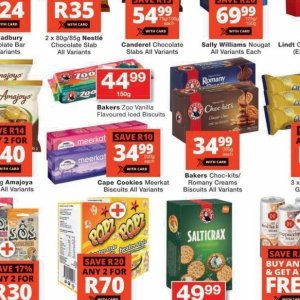 Biscuits at Checkers